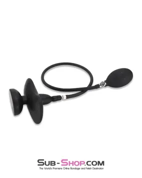 0491W-SIS      Pretty Female Led Relationship Sissy Slave Butterfly Pump Gag