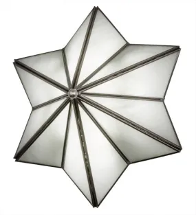11"W Star Mission Rustic Lodge Wall Sconce
