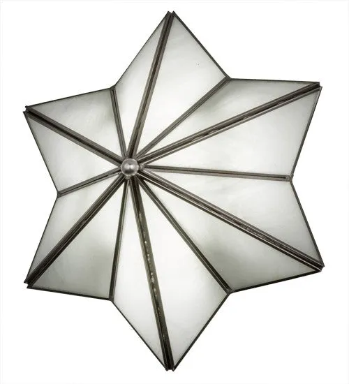 11"W Star Mission Rustic Lodge Wall Sconce