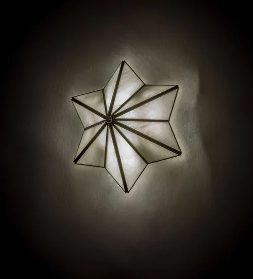 11"W Star Mission Rustic Lodge Wall Sconce