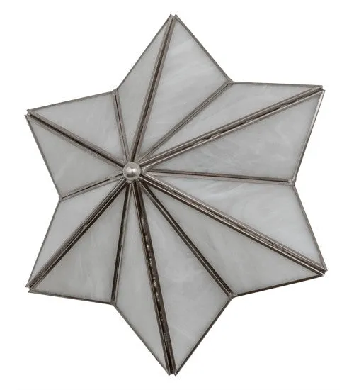 11"W Star Mission Rustic Lodge Wall Sconce
