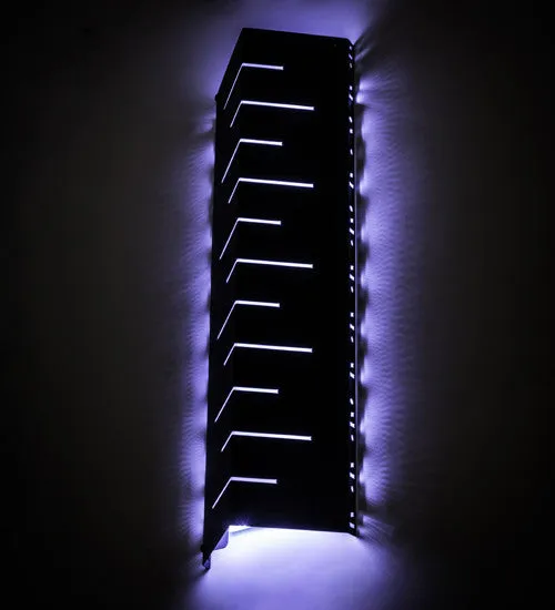 12"W Tortuga Luna Glam LED Wall Sconce