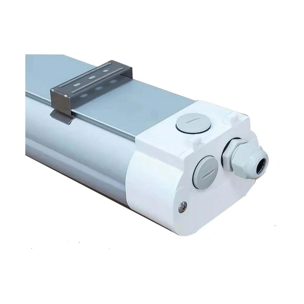2-ft 20w LED Tri-Proof Linear Fixture w/ Microwave Sensor CCT Tunable
