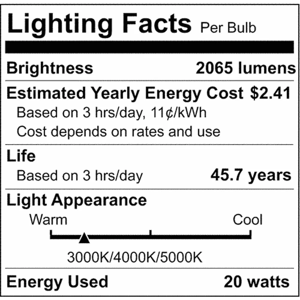 2-ft 20w LED Tri-Proof Linear Fixture w/ Microwave Sensor CCT Tunable