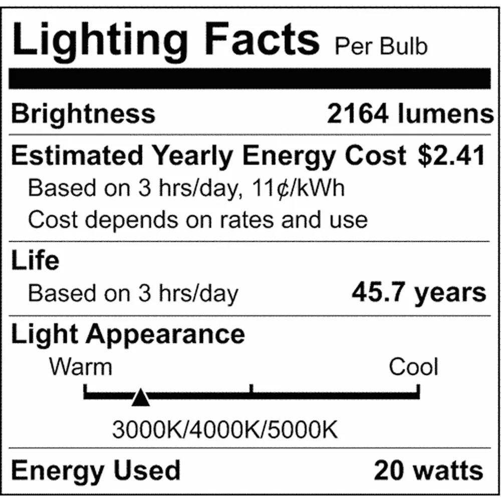 2-ft 20w Vapor Tight Linear Fixture w/ Microwave Sensor CCT Tunable