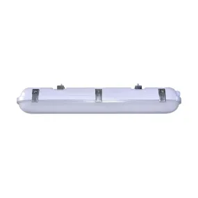 2-ft 20w Vapor Tight Linear Fixture w/ Microwave Sensor CCT Tunable