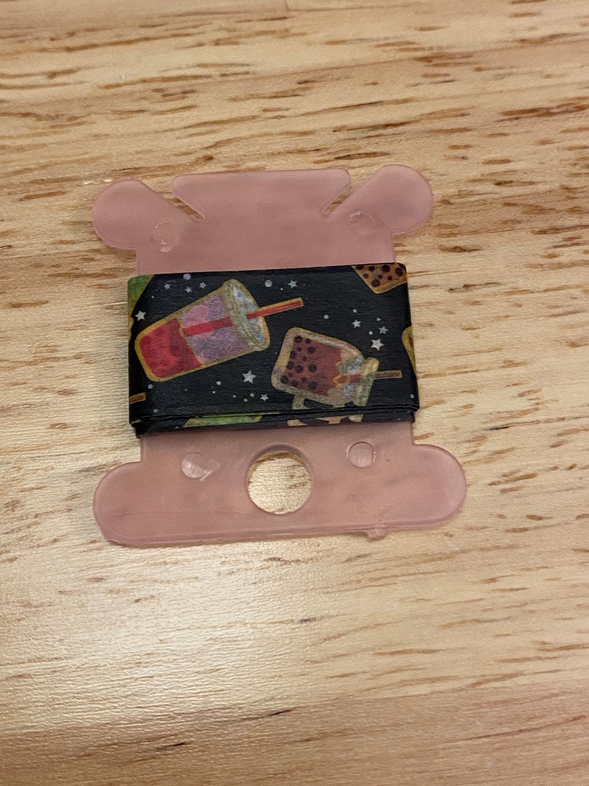 24" Washi Tape Card of Dark Boba Iced Tea Washi Tape