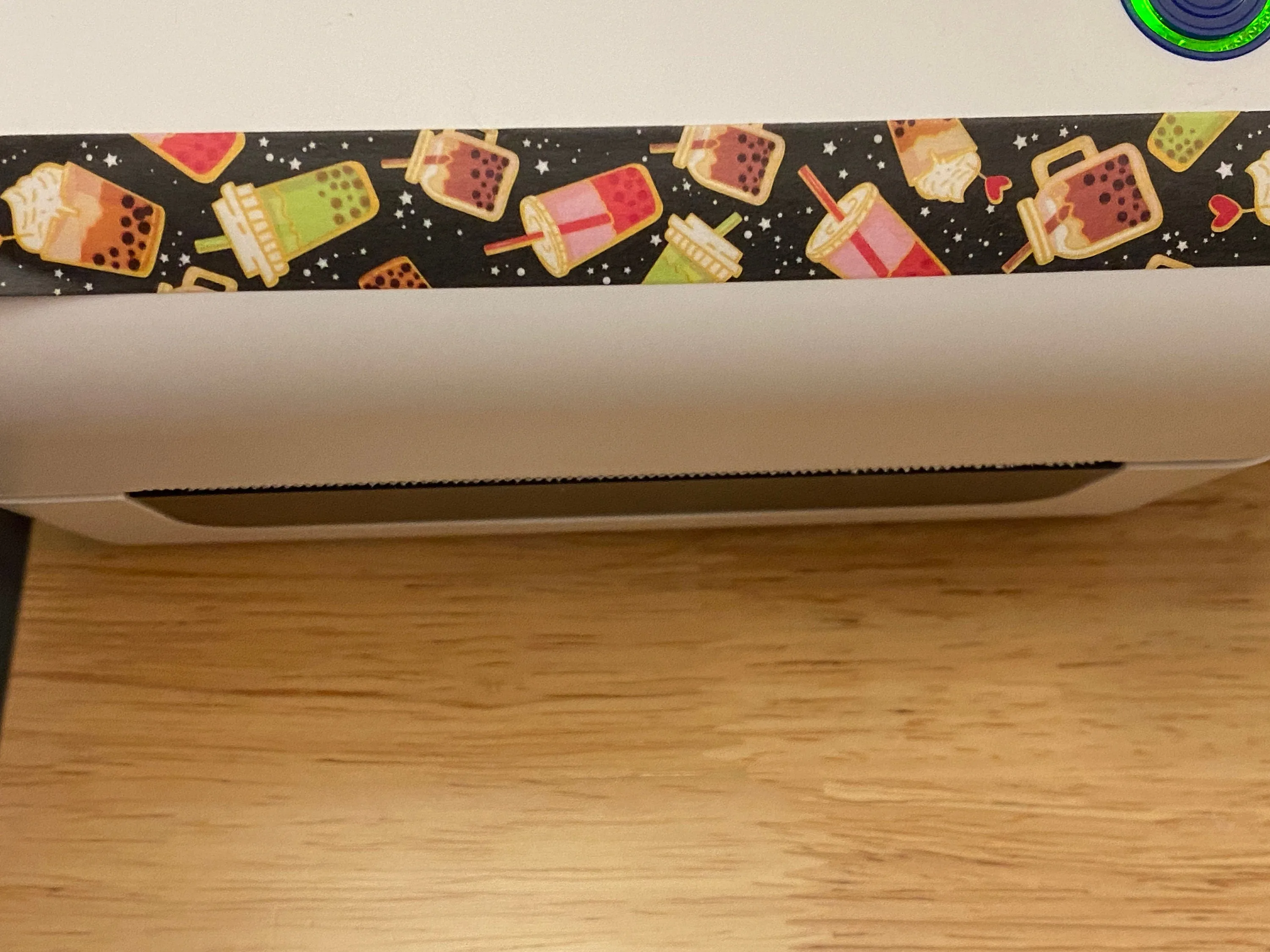 24" Washi Tape Card of Dark Boba Iced Tea Washi Tape