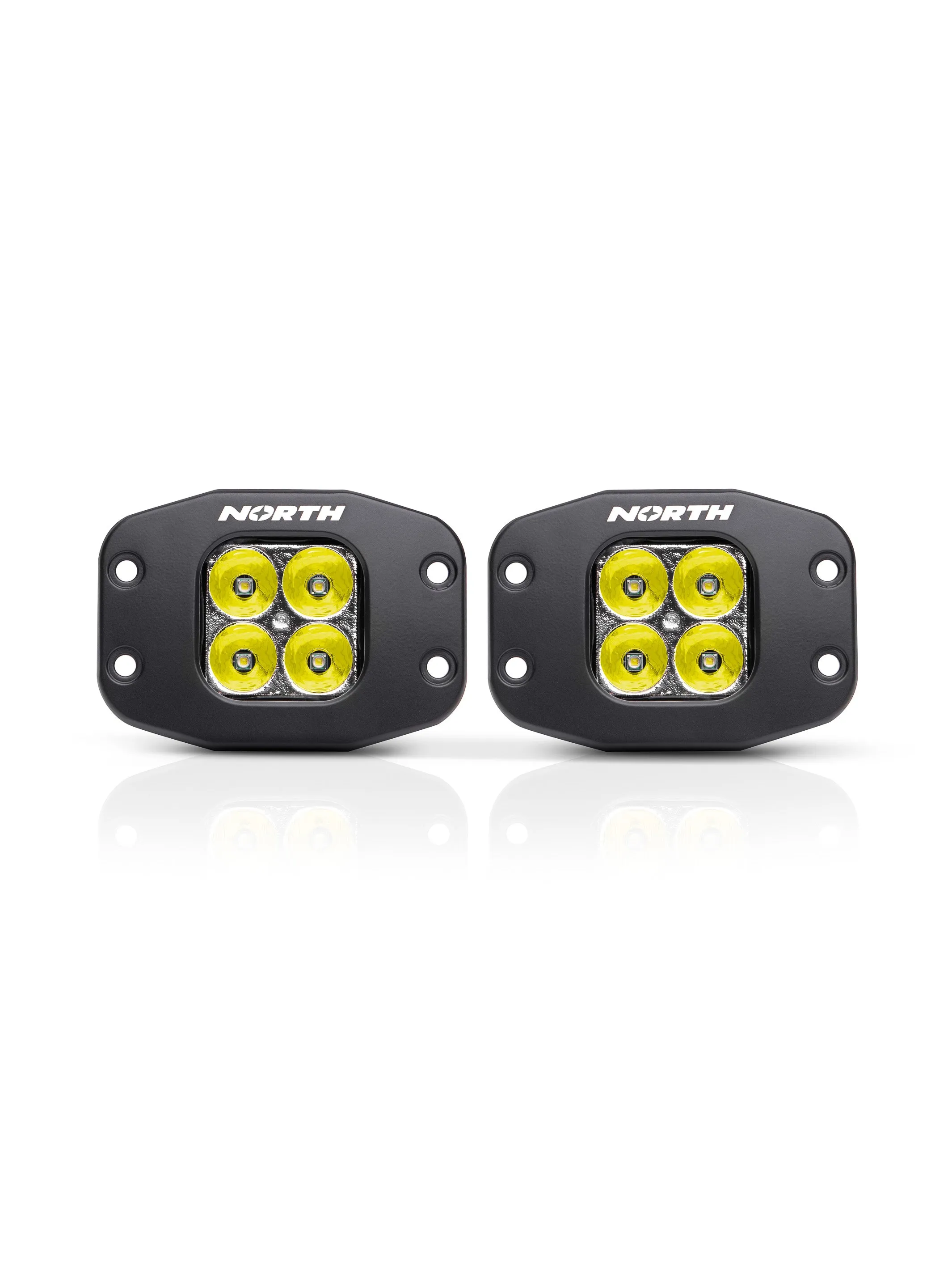 2" LED Flush-Mount Pod Light - Pair