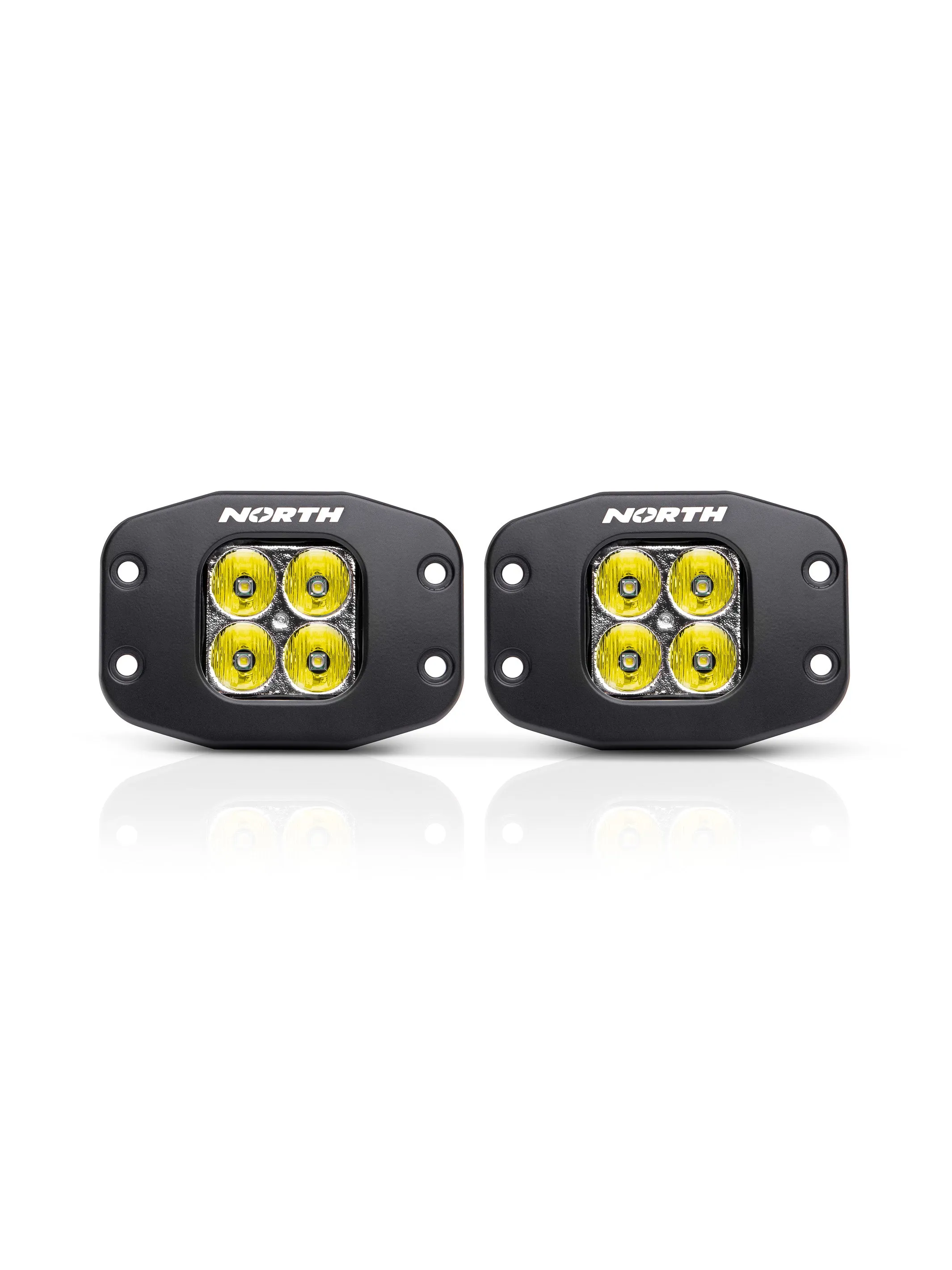 2" LED Flush-Mount Pod Light - Pair