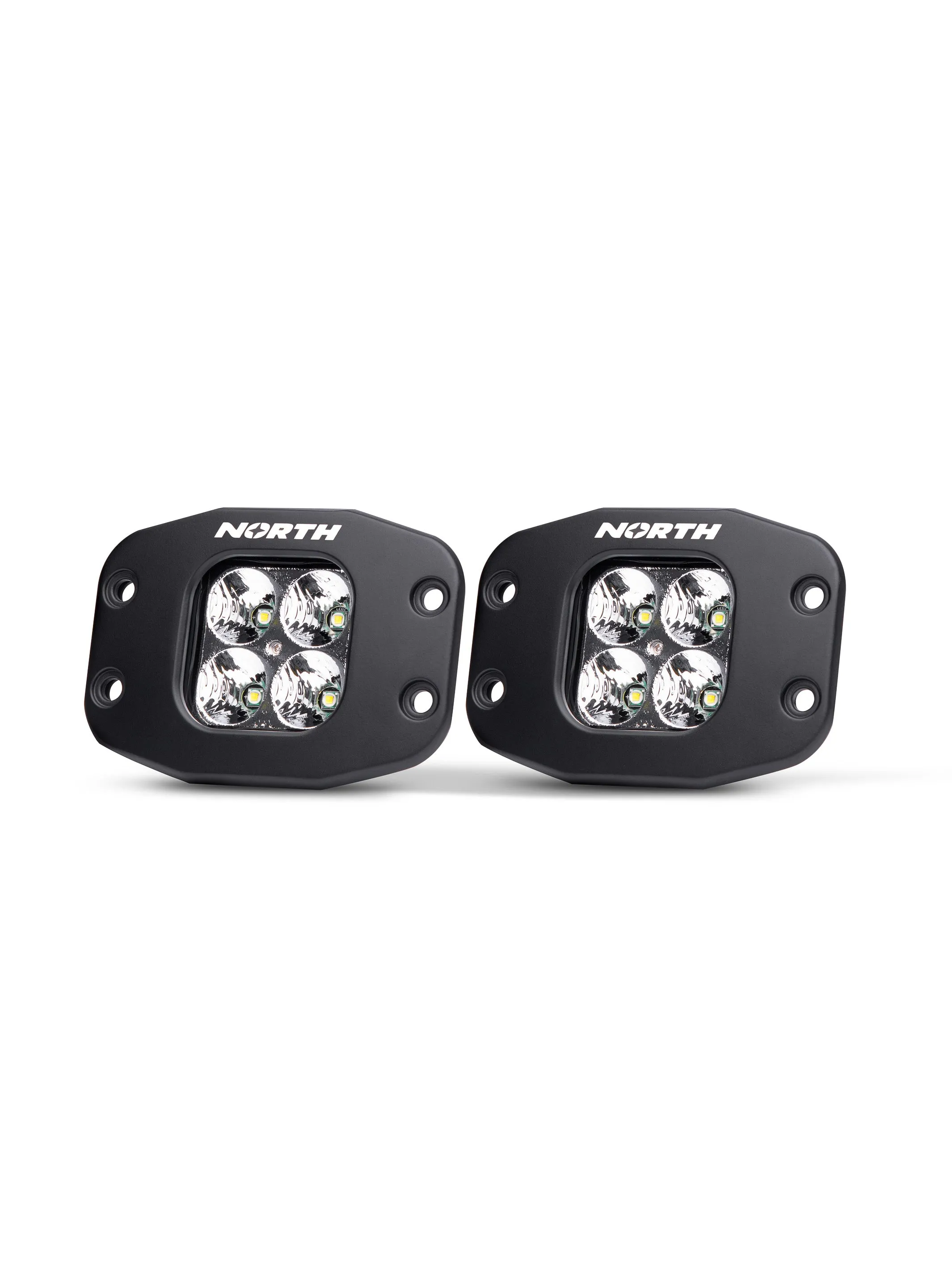 2" LED Flush-Mount Pod Light - Pair