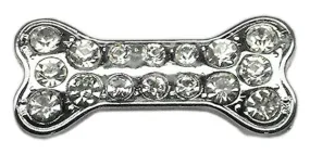 3-8" Slider Bone Charm Clear 3-8"