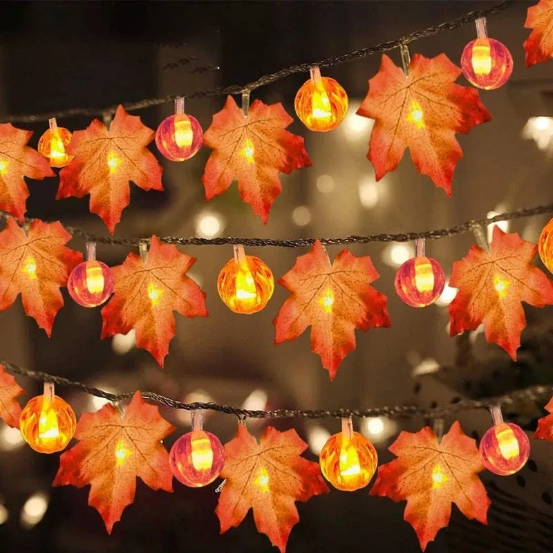 3M 20 LEDs Pumpkin String Lights