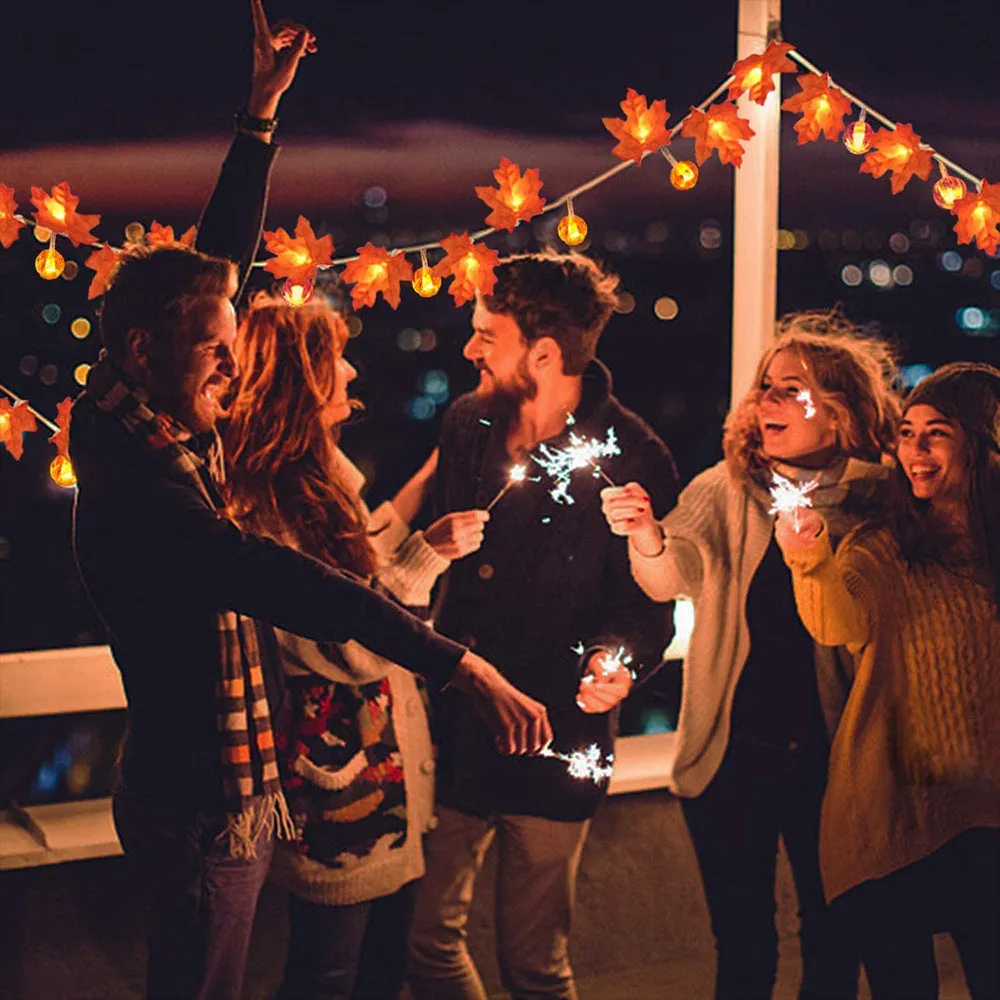 3M 20 LEDs Pumpkin String Lights