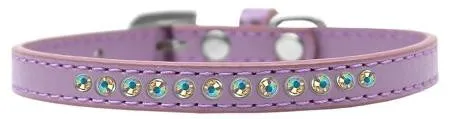 AB Crystal Size 10 Lavender Puppy Collar