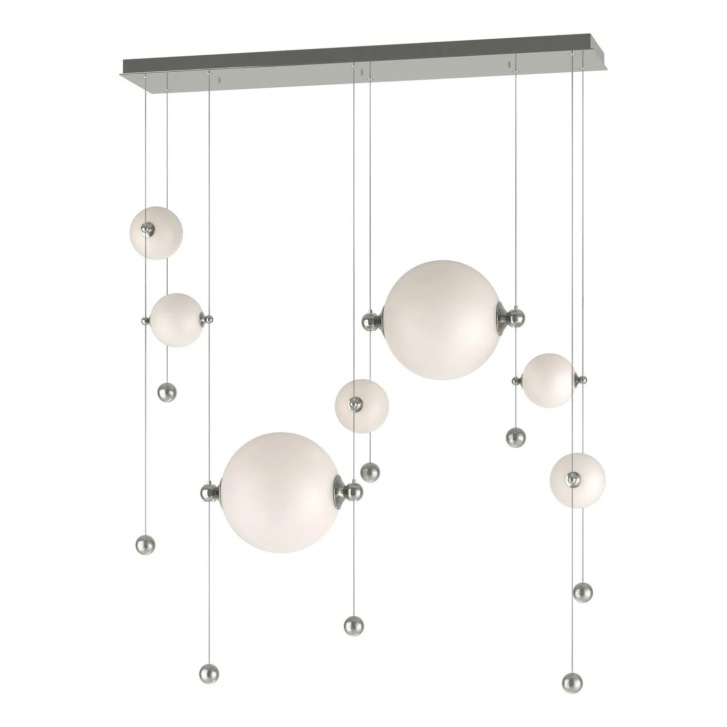 Abacus 7-Light Double Linear LED Pendant