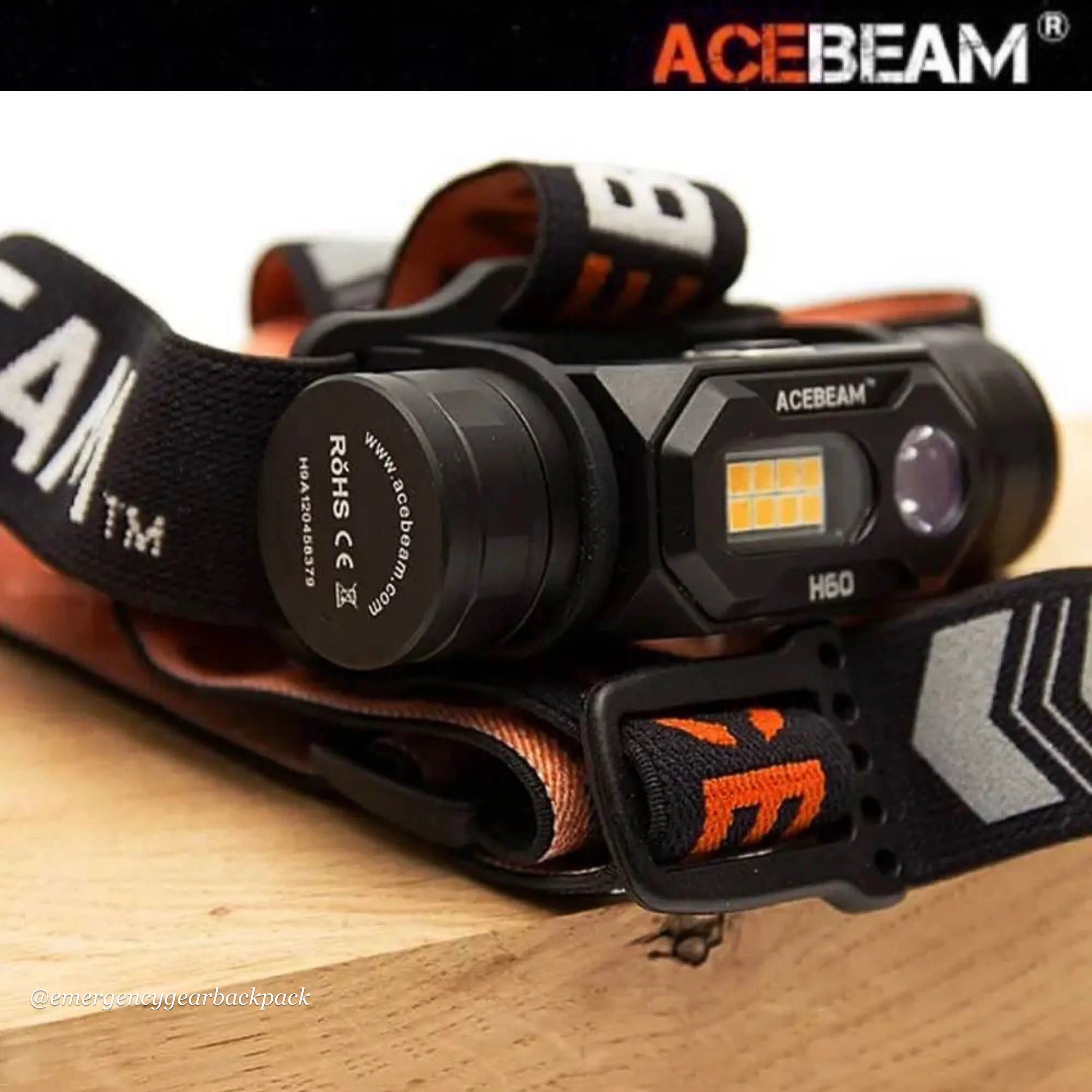 ACEBEAM H60 Full LED Spectrum Headlamp