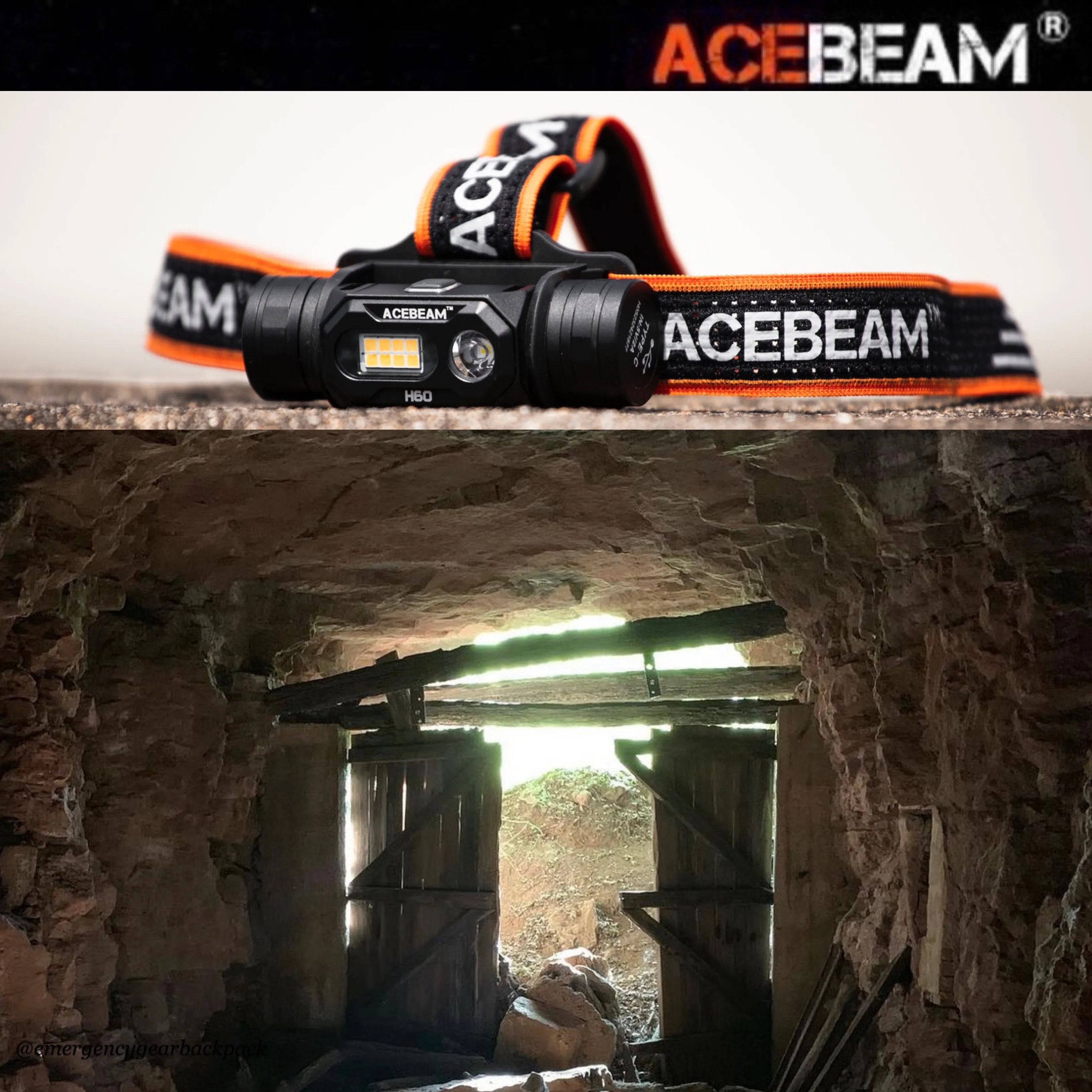 ACEBEAM H60 Full LED Spectrum Headlamp