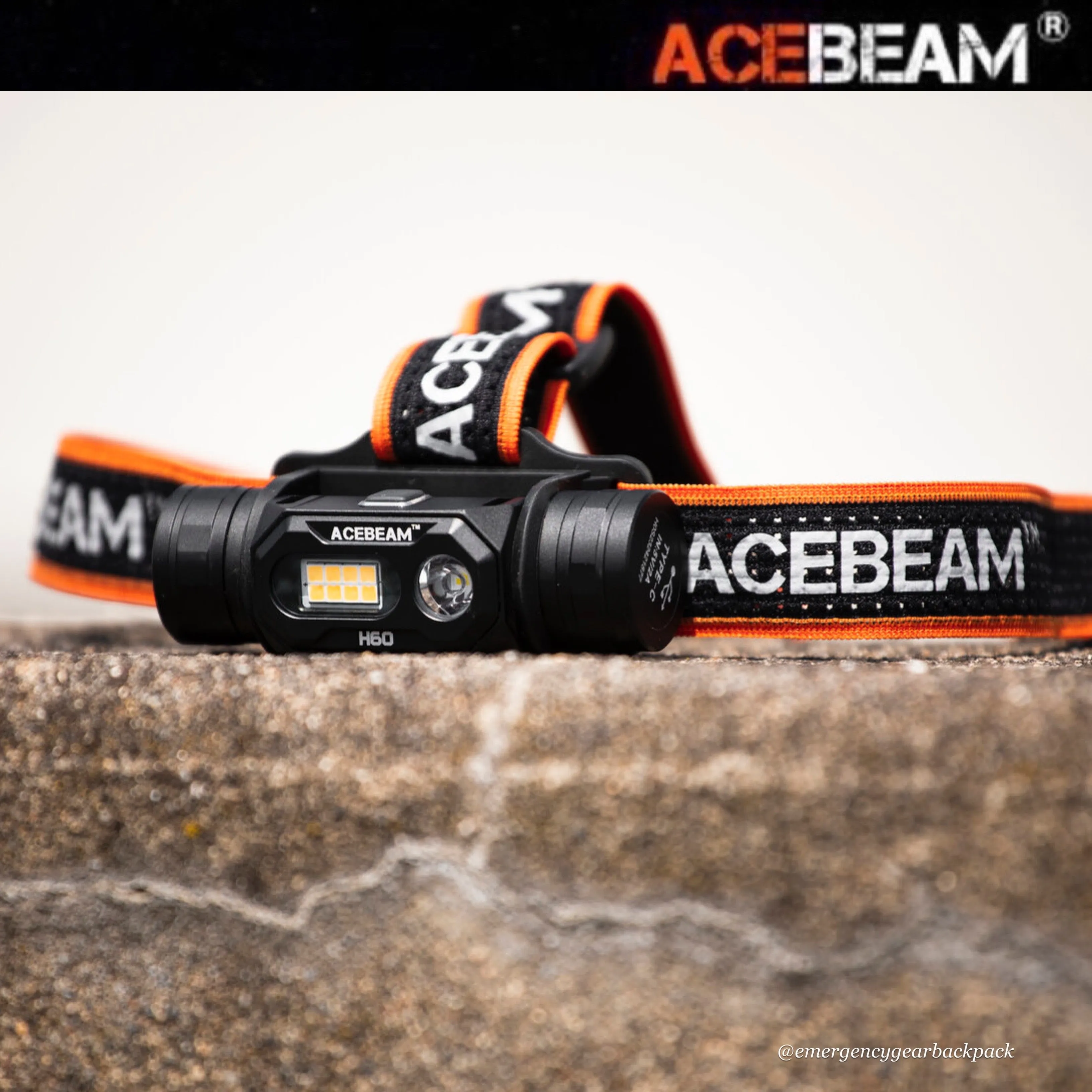 ACEBEAM H60 Full LED Spectrum Headlamp
