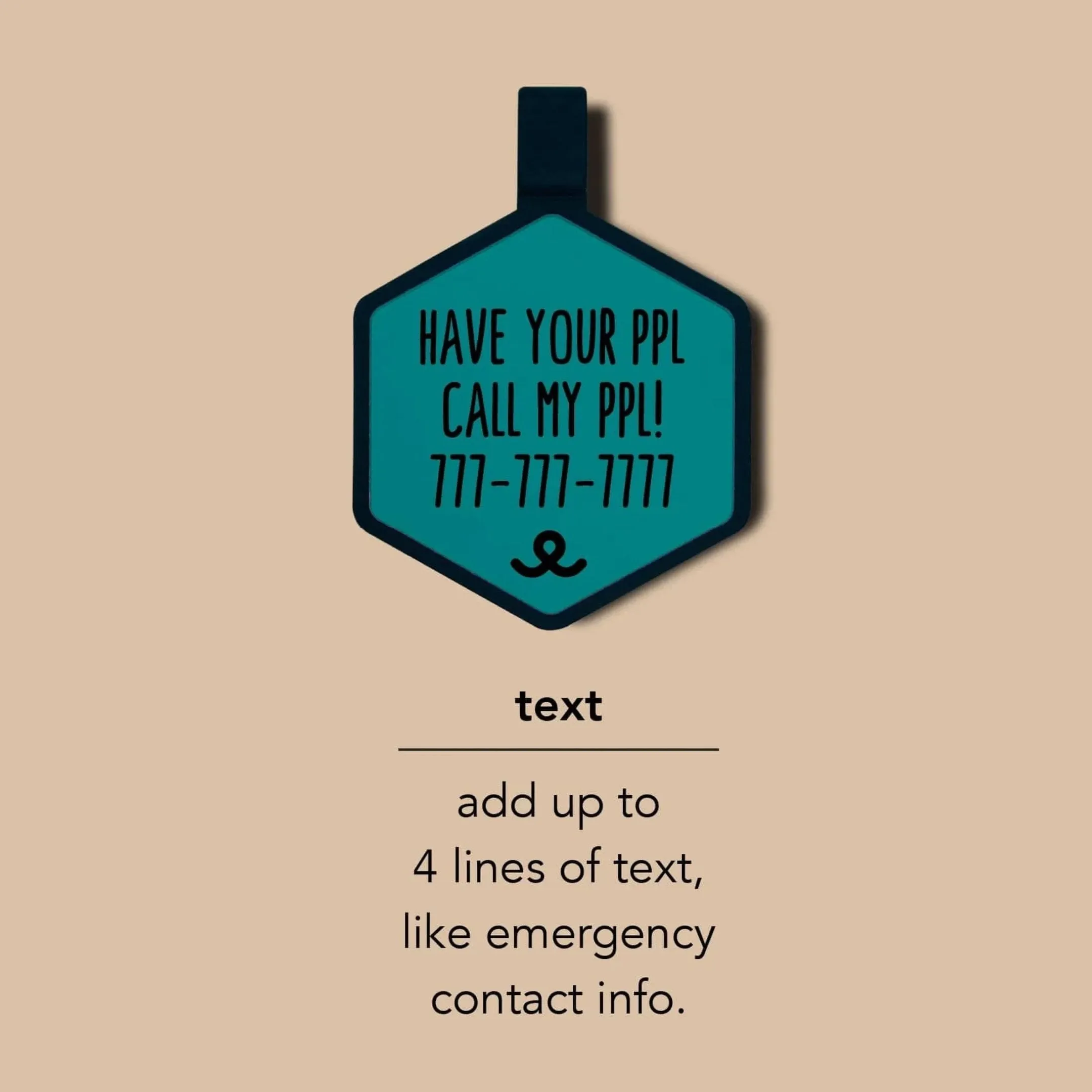 Adventure Is Calling Silicone Dog ID Tag