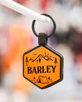 Adventure Is Calling Silicone Dog ID Tag