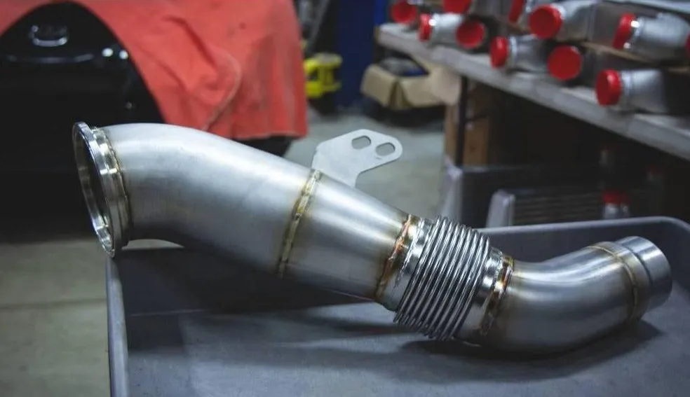 AMS Performance MKV Toyota Supra Stainless Steel Race Downpipe
