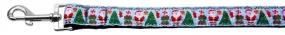 Aqua Santa Nylon Dog Leash 5-8 Inch Wide 6ft Long