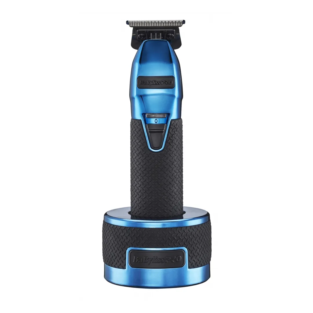 BaByliss PRO Blue FX Boost  Limited Edition Clipper & Trimmer Set w/ Charging Base (FXHOLPKCTB-BC)