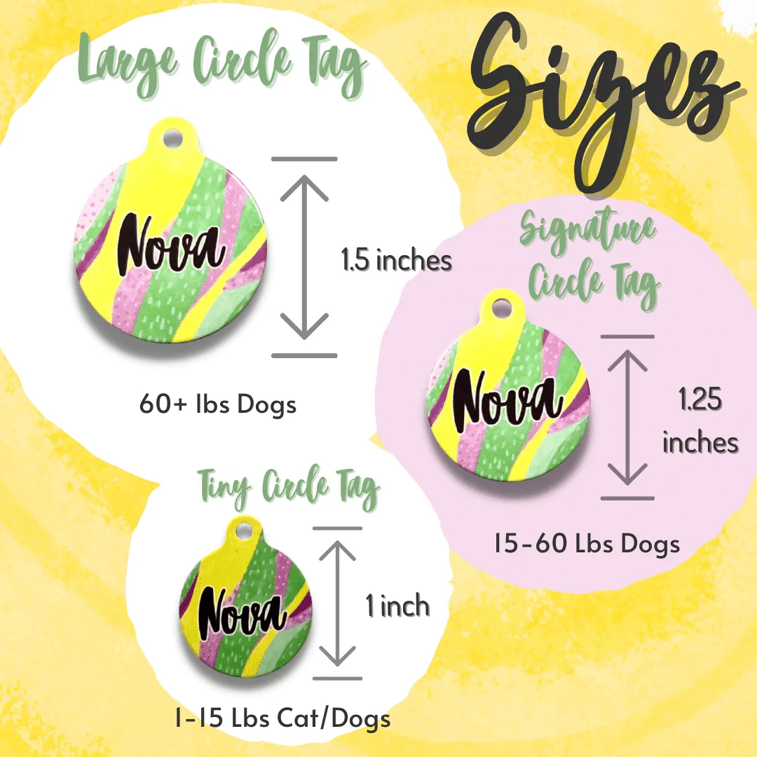 Backyard Garden Circle Pet Tag