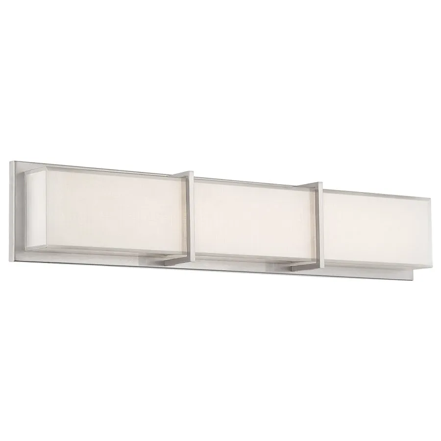 Bahn LED Bathroom Vanity in Brushed Nickel