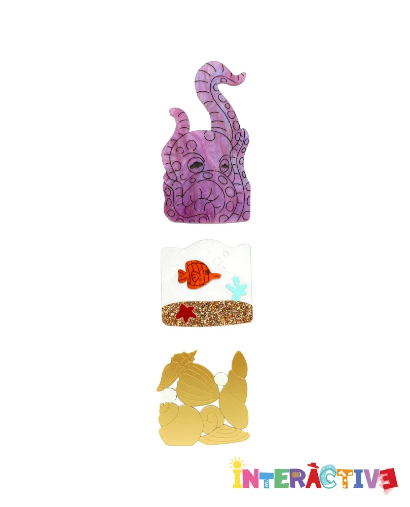 Beyond The Sea Inserts For Jar Brooch