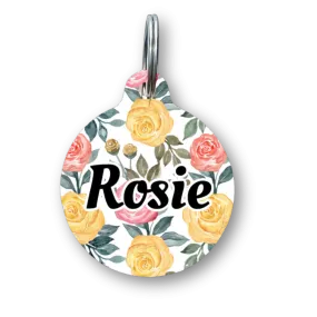 Blooming Circle Pet Tag