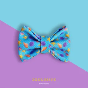 Bowtix Handmade Cat Collar With Removable Bowtie - Sea & Shell