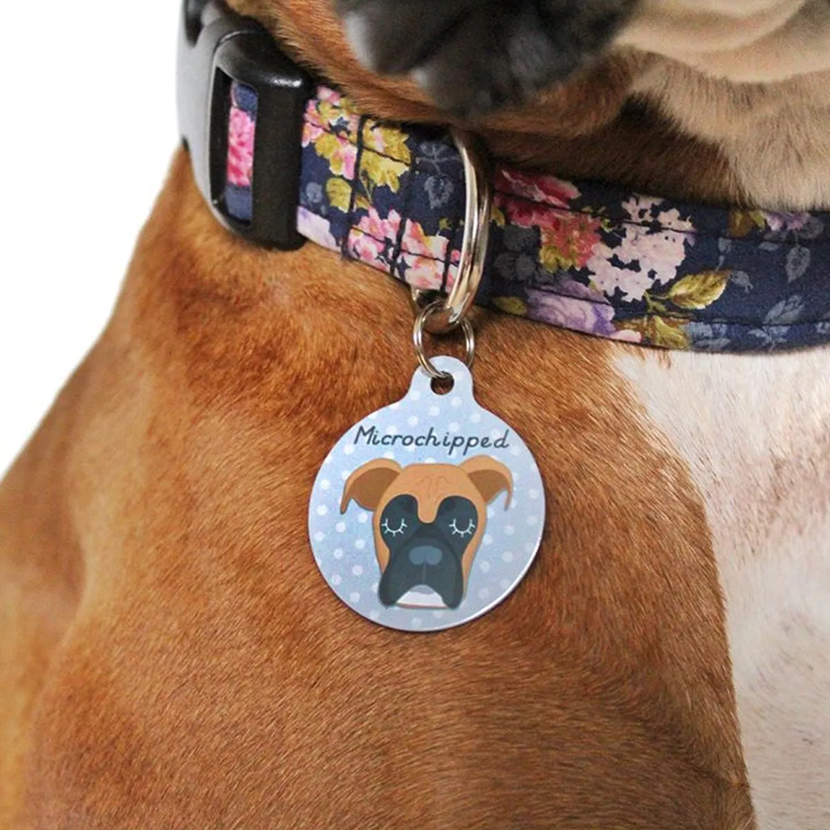 Boxer Personalised Dog Tag