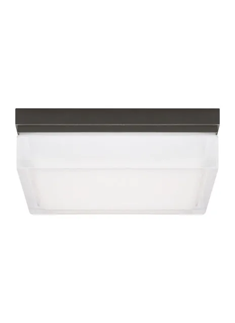 Boxie Large Flush Mount in Antique Bronze