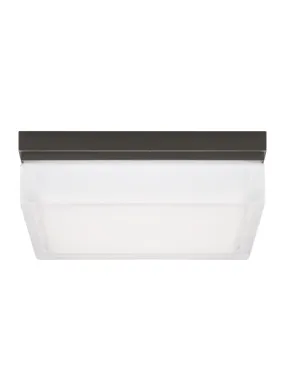 Boxie Large Flush Mount in Antique Bronze