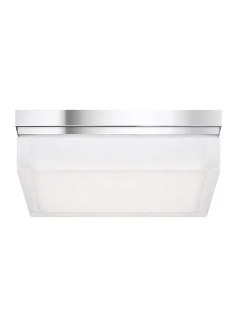 Boxie Large Flush Mount in Chrome