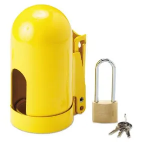 Brady® Snap Cap Gas Cylinder Lockouts, Coarse Thread, High-Pressure Cylinder, 95138