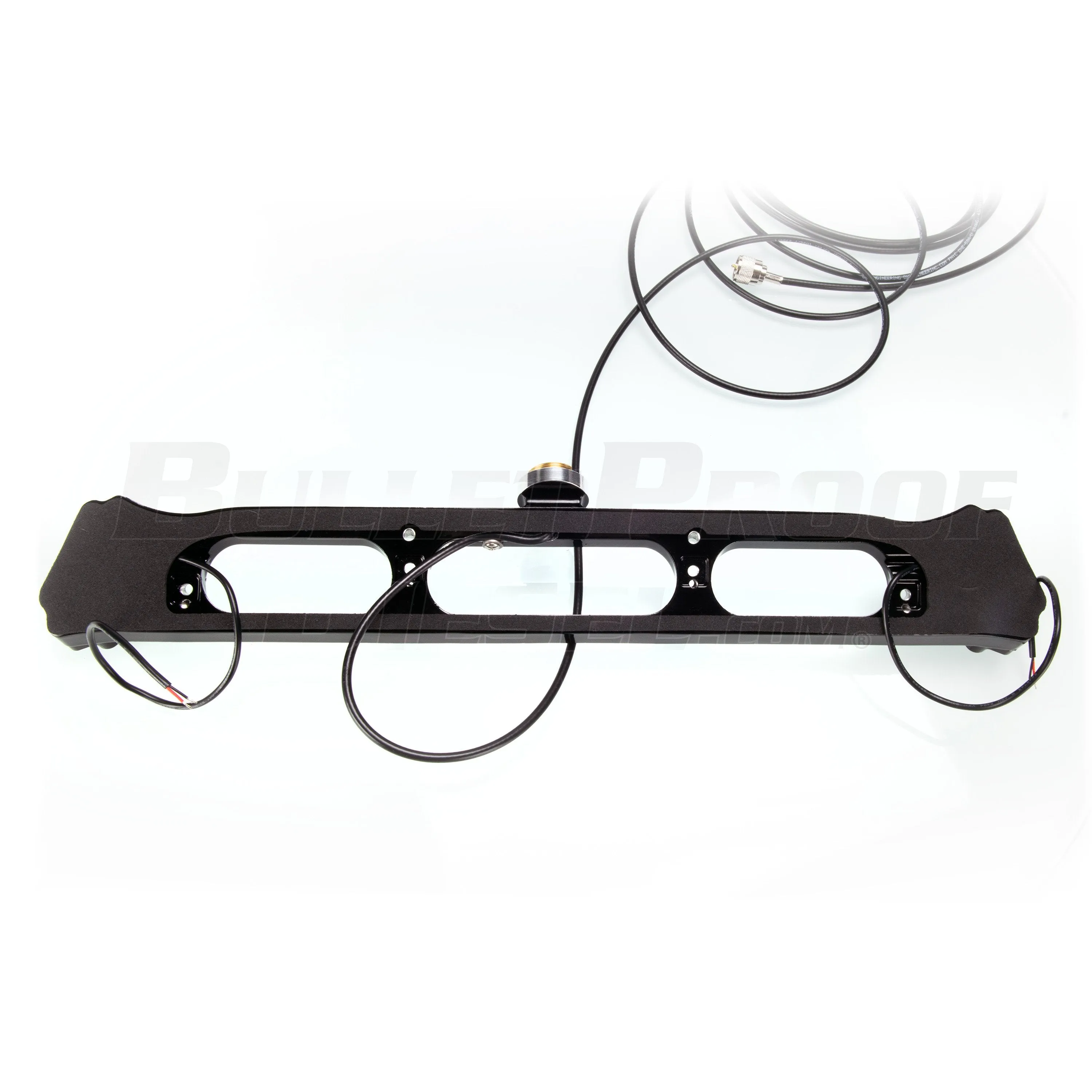 Bullet Proof Diesel - Third Brake Light Antenna Mount w/ Baja Designs Amber LEDs