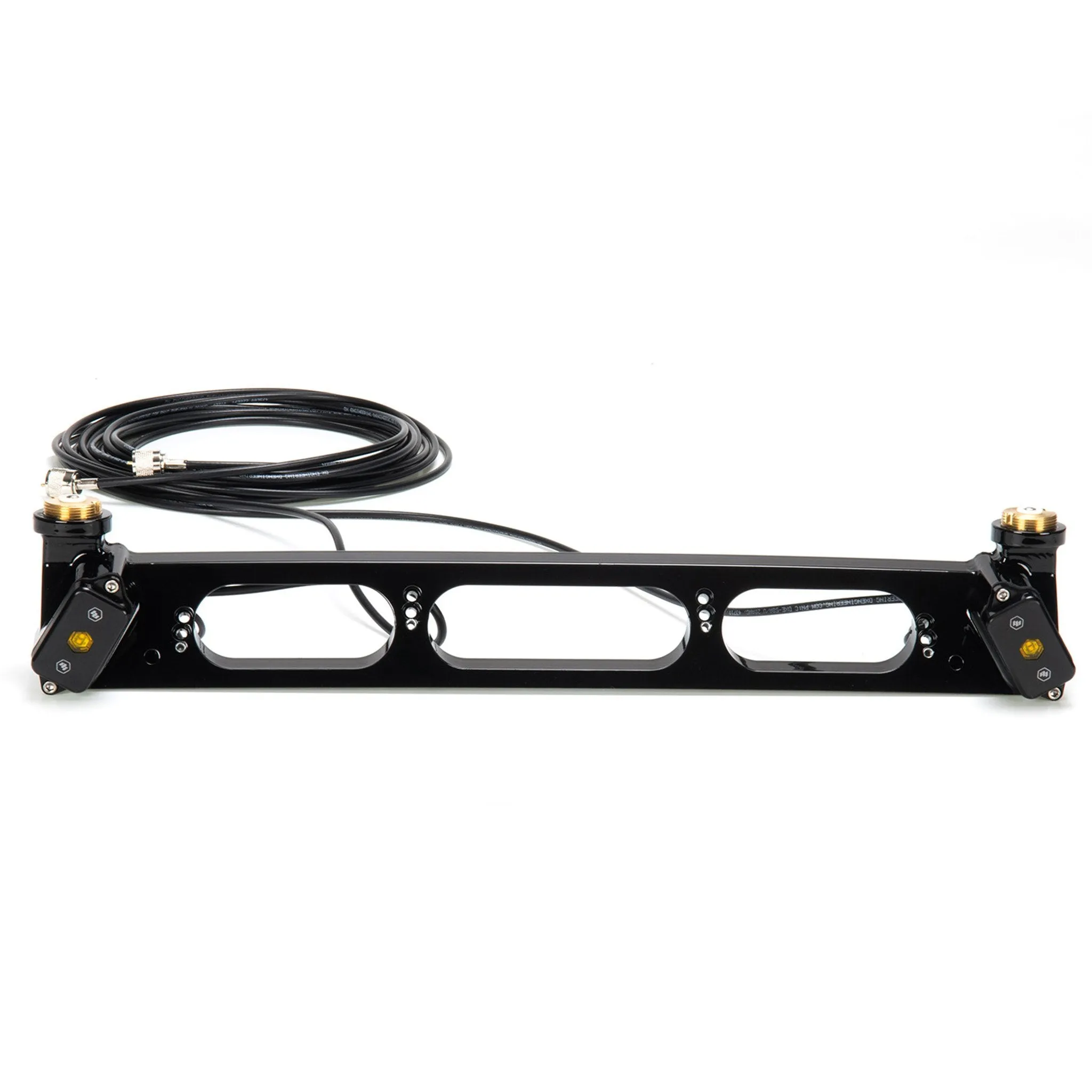 Bullet Proof Diesel - Third Brake Light Dual Antenna Mount w/ Baja Designs Amber LEDs