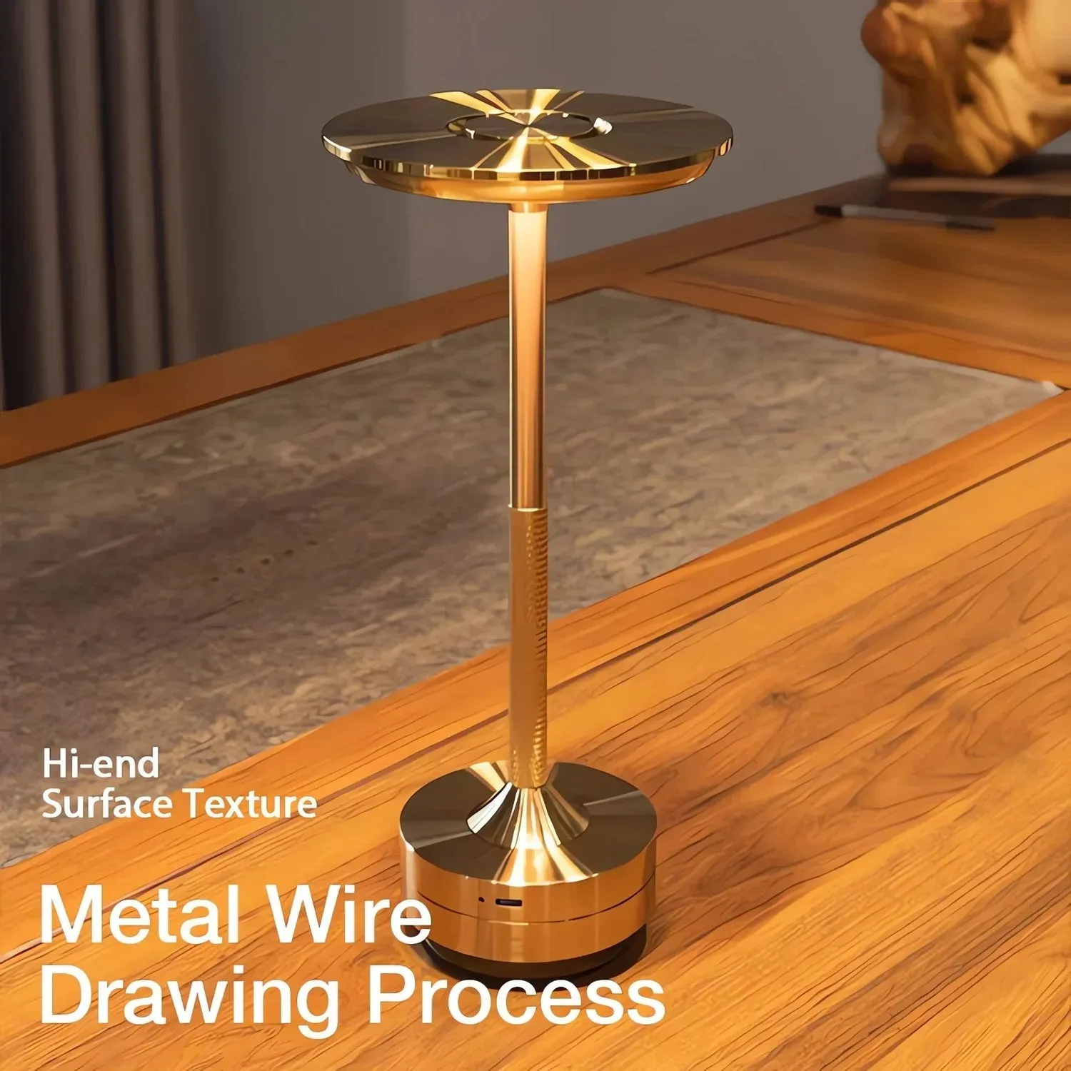 Cable-Free Rechargeable Modern Aura Table Lamp