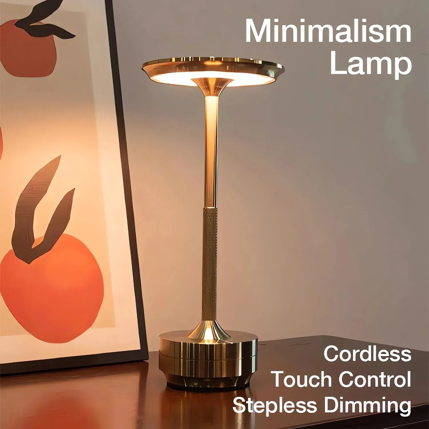 Cable-Free Rechargeable Modern Aura Table Lamp