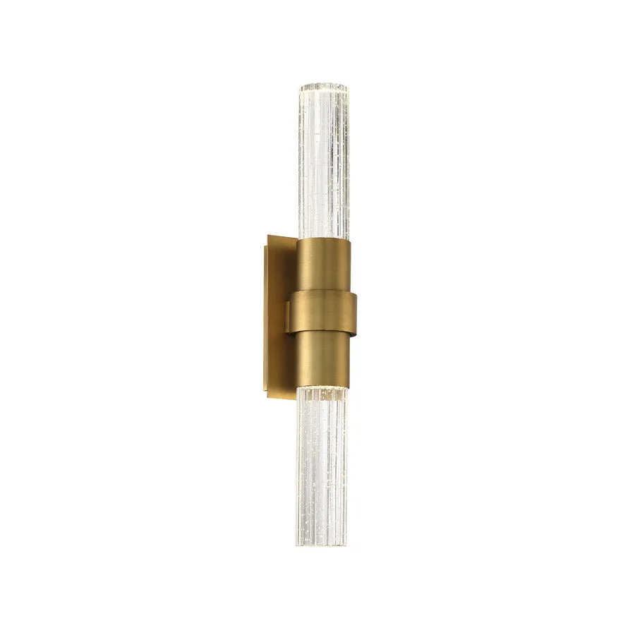 Ceres LED Wall Sconce in Aged Brass