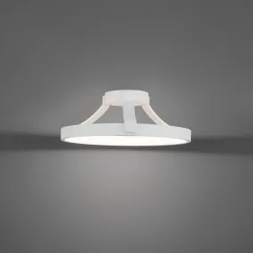 Chaucer LED Flush Mount in White