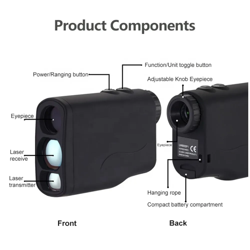 [CLEARANCE] Noyafa Laser Rangefinder Telescope for Golf and Hunting with HD 6x Optical Zoom & 1200m Precise Range - NF-LW1200SPI | Outdoor Sports & Hobby | Measuring Tools | Accessories | Gadget