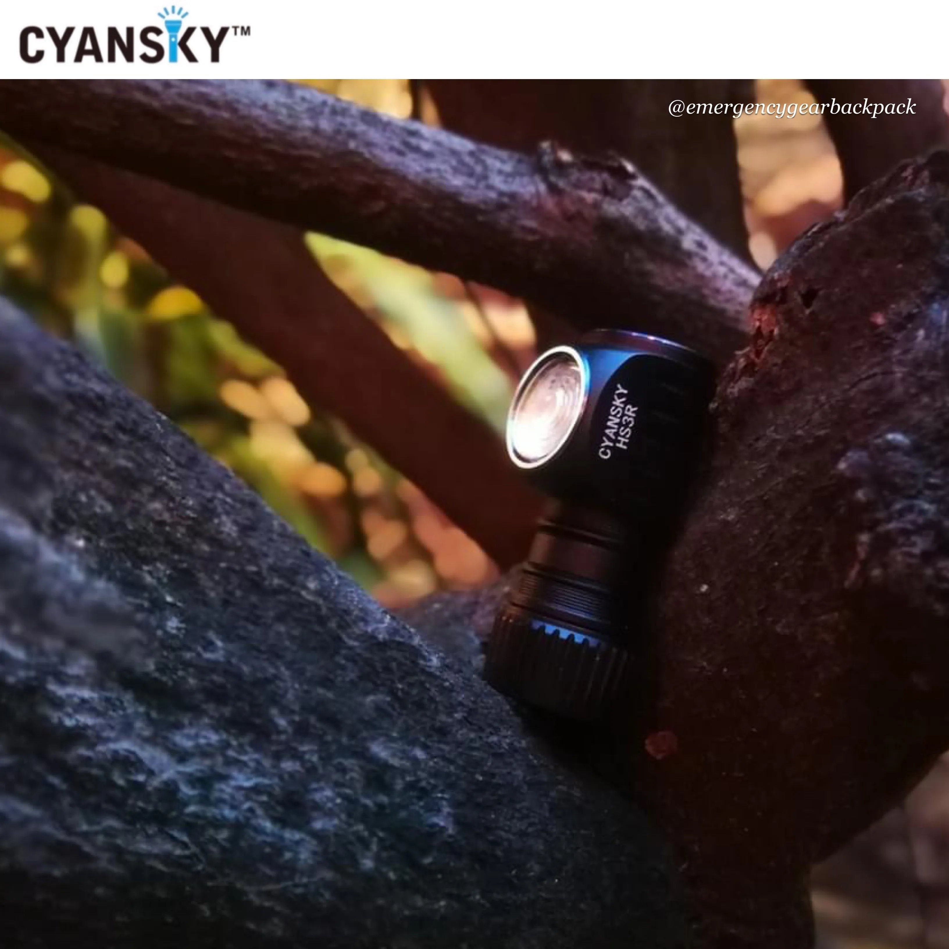 Cyansky HS3R Multifunction Headlamp 1100LMS 135M