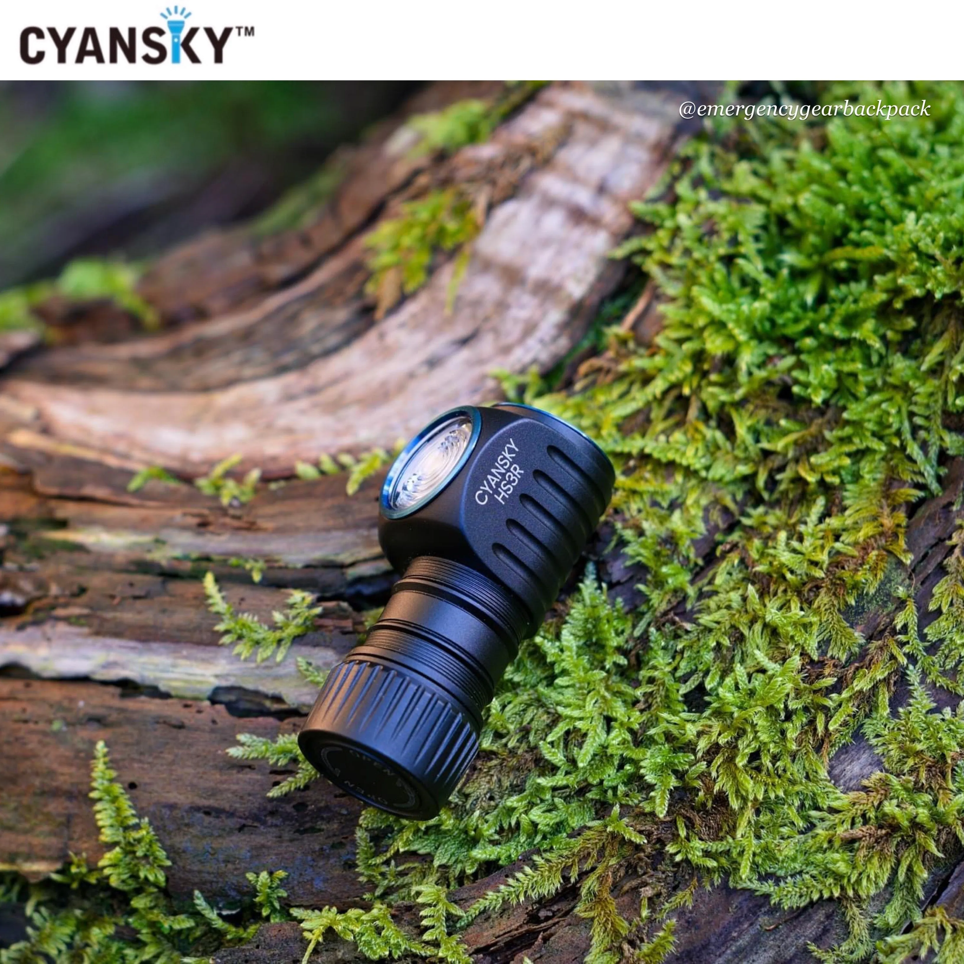 Cyansky HS3R Multifunction Headlamp 1100LMS 135M