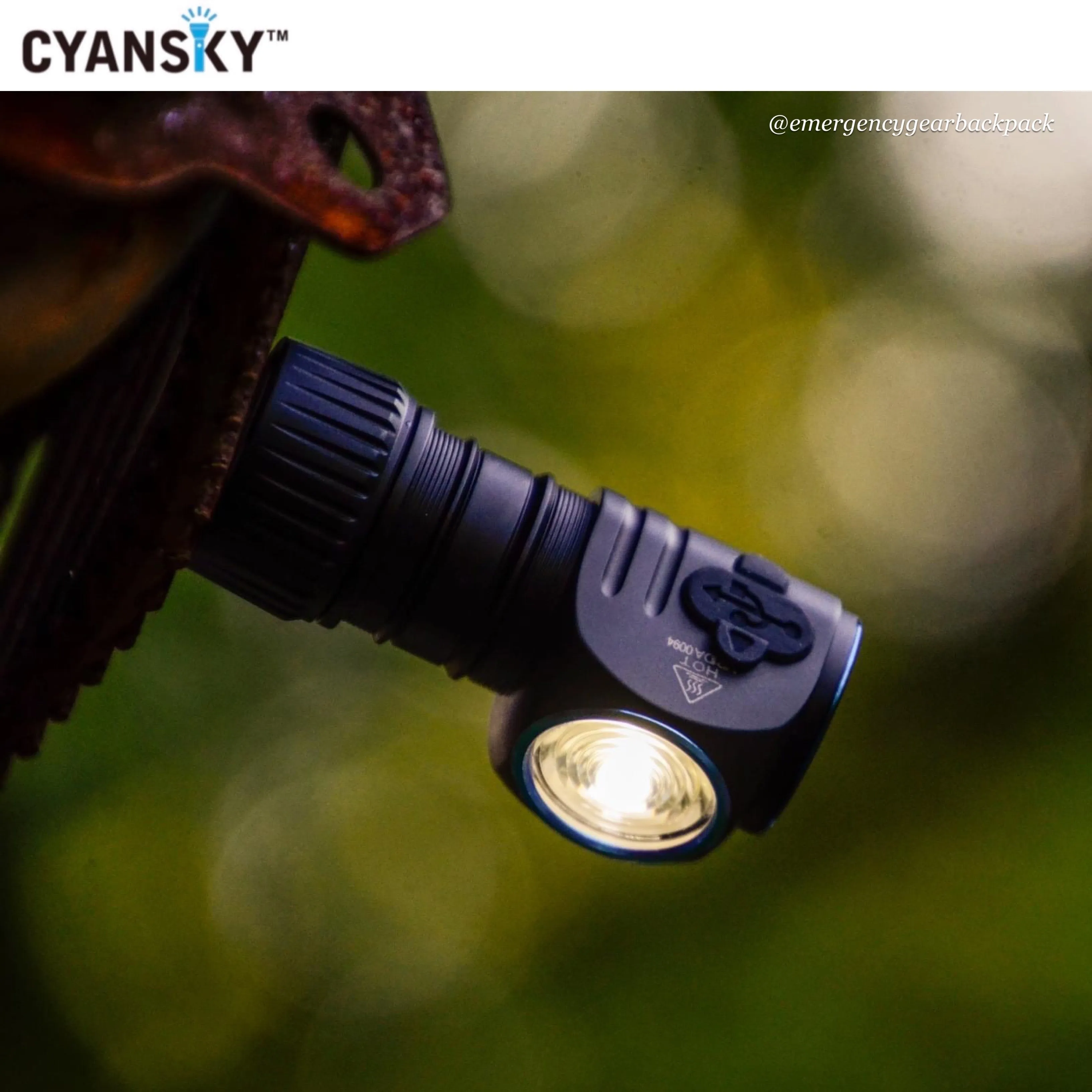 Cyansky HS3R Multifunction Headlamp 1100LMS 135M
