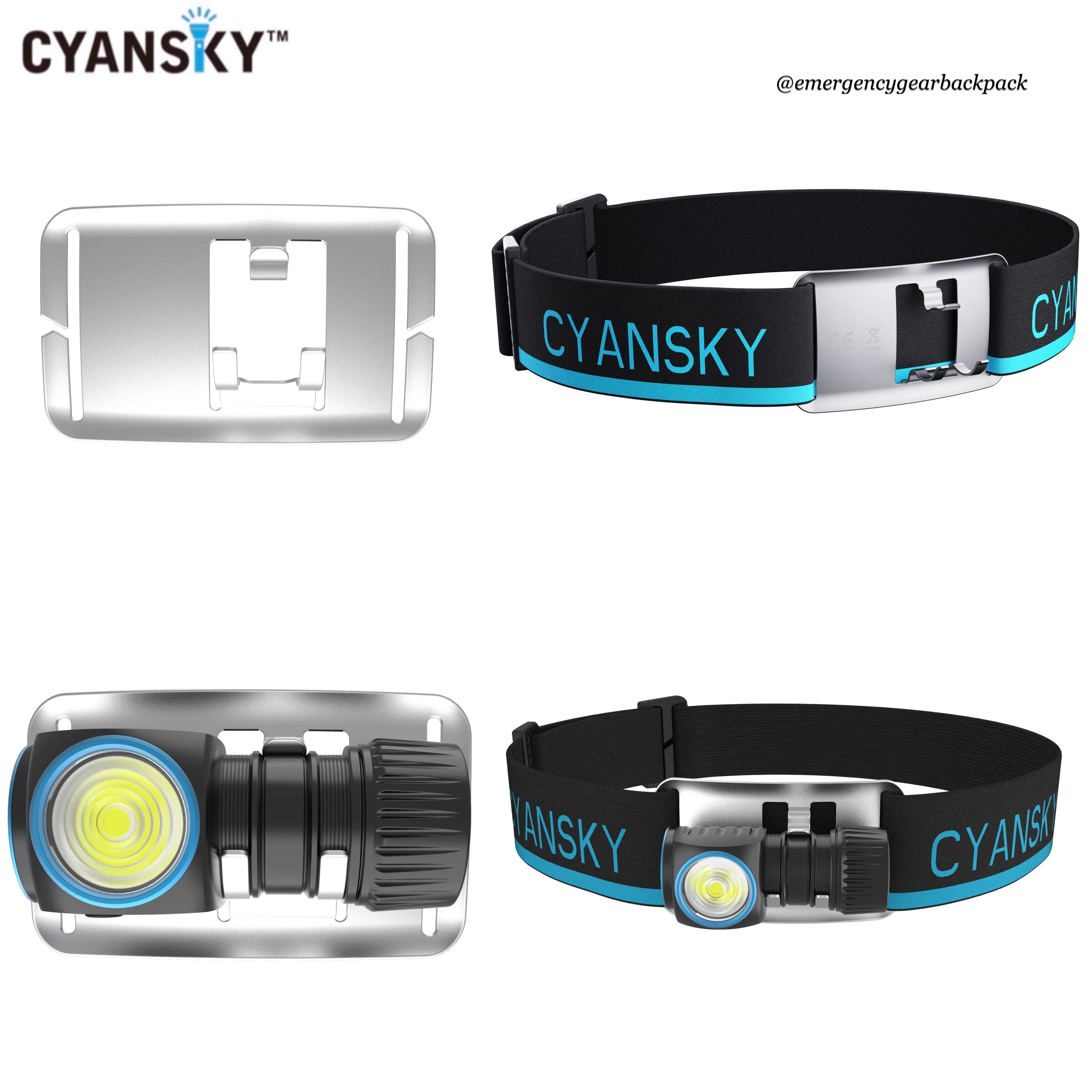 Cyansky HS3R Multifunction Headlamp 1100LMS 135M