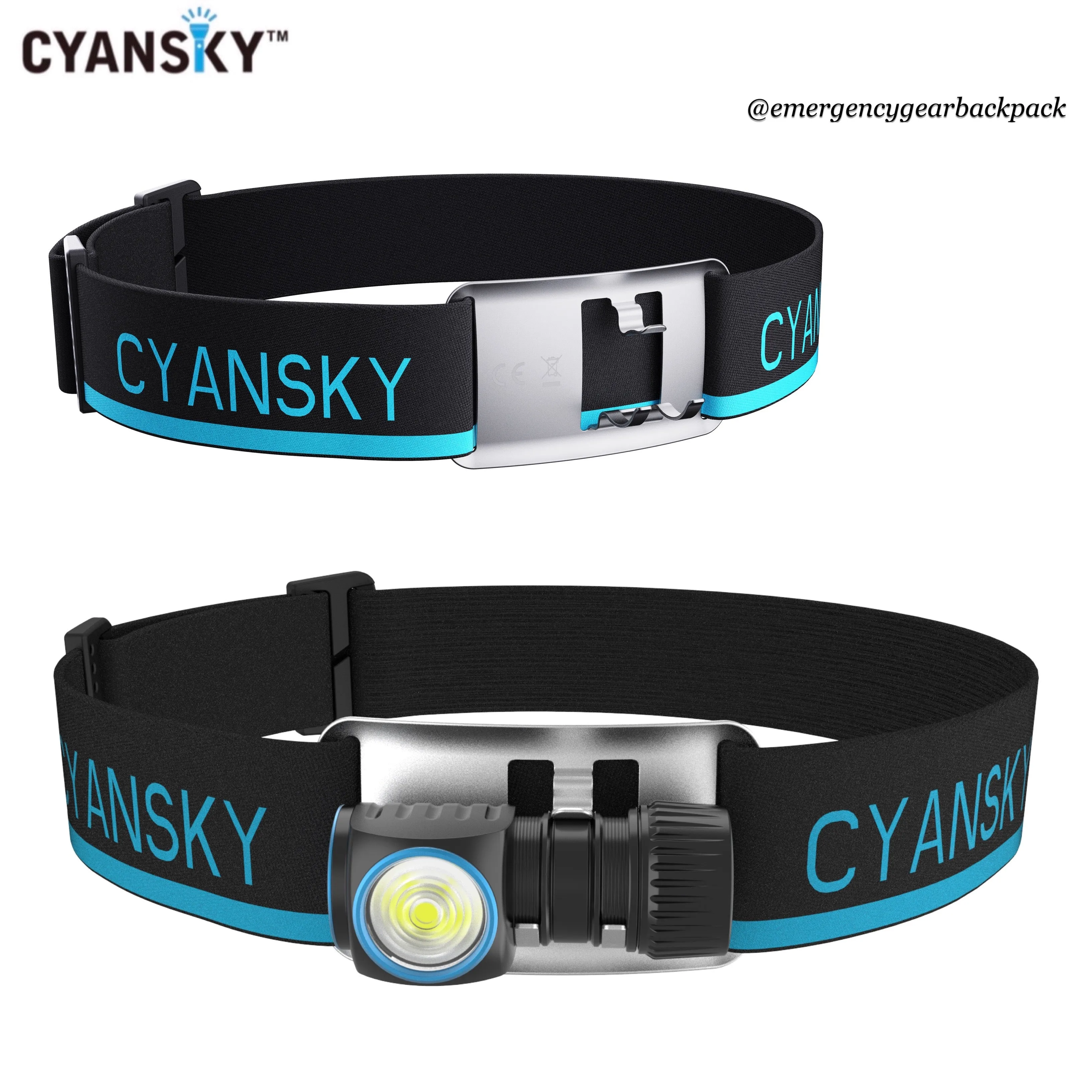Cyansky HS3R Multifunction Headlamp 1100LMS 135M